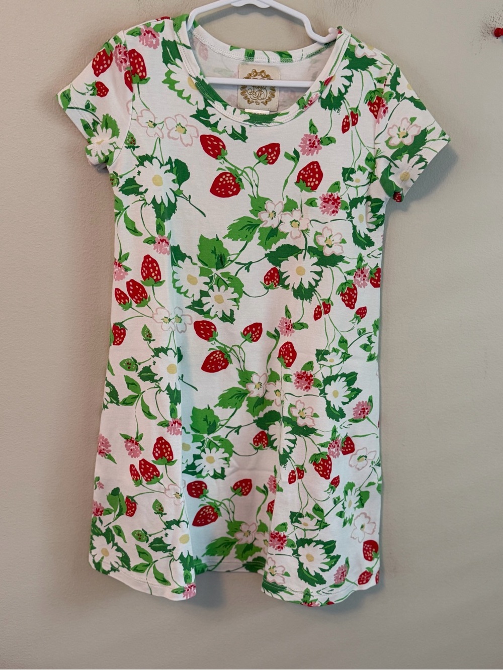 The Beaufort Bonnet Company Greenwich Garden Strawberry Polly Play Dress